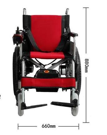 2024 500W powered electric wheelchairs for disabled eldery with Inflatable tyres