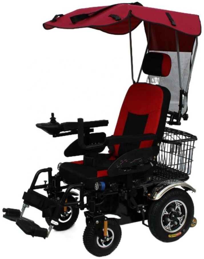 2024 Automic reclining Smart Strong Power Long Range Electric Wheelchairs with joystick