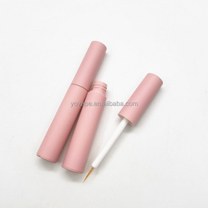 Hot sale makeup beauty eye lash Mascara tube for eye lash growth bottle 5ml 10ml empty pink eyeliner serum oil tube container