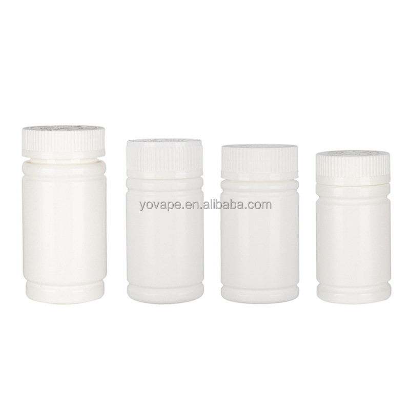 Unique design Bamboo joints shape supplement 30ml 60ml 100ml 120ml 150ml 2Oz 4 Oz HDPE child proof vitamin medicine white bottle