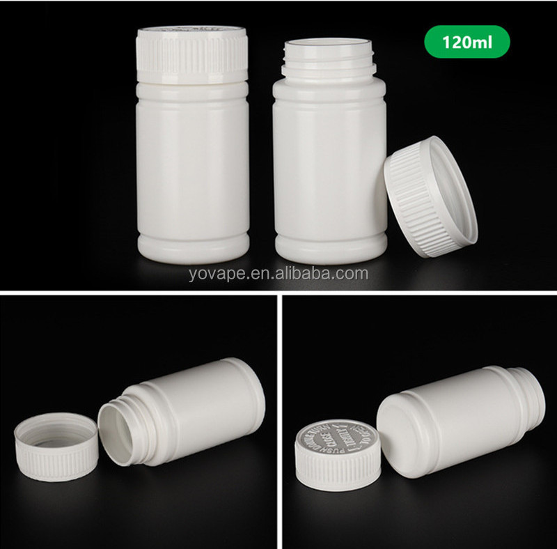 Unique design Bamboo joints shape supplement 30ml 60ml 100ml 120ml 150ml 2Oz 4 Oz HDPE child proof vitamin medicine white bottle