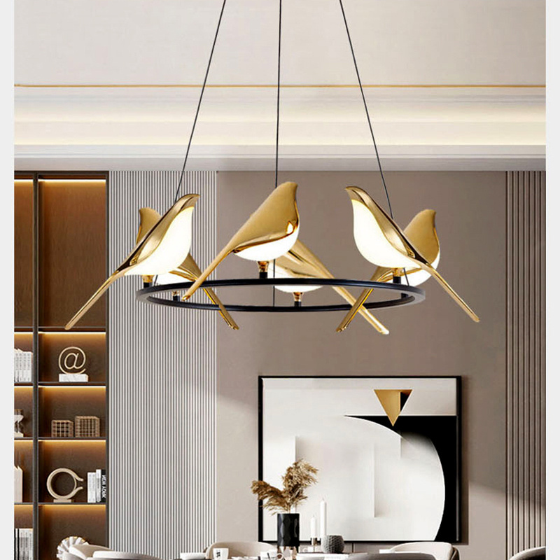 2023 Modern Lighting Material Luxury Indoor Chandeliers Pendant Light Hanging Lighting For Home Decor