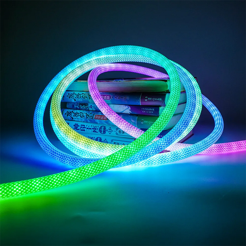 360 degree LED rope strip silicon tube waterproof IP65 round LED neon flex light 15mm 22mm diameter