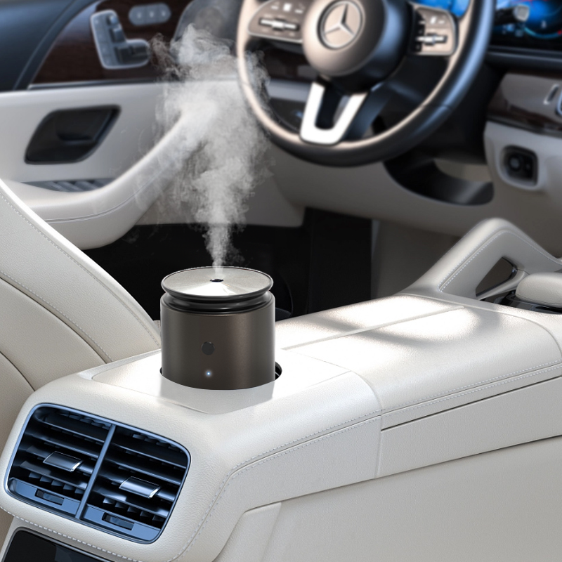 Vinescents Wholesale Luxury Wireless Mini Portable Usb Essential Oil Scent Machine Waterless Car Aroma Diffuser