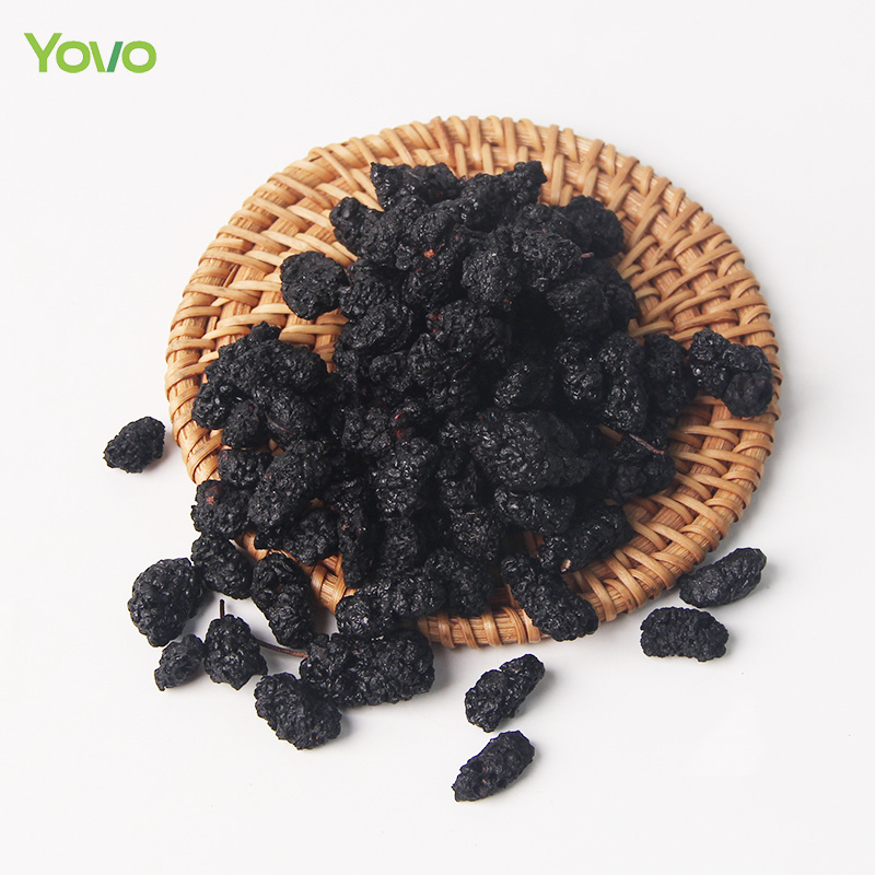 Wholesale 100% Natural Dried Black Mulberry Edible Zero Additive Mulberry Tea Healthy Dry Fruit Tea