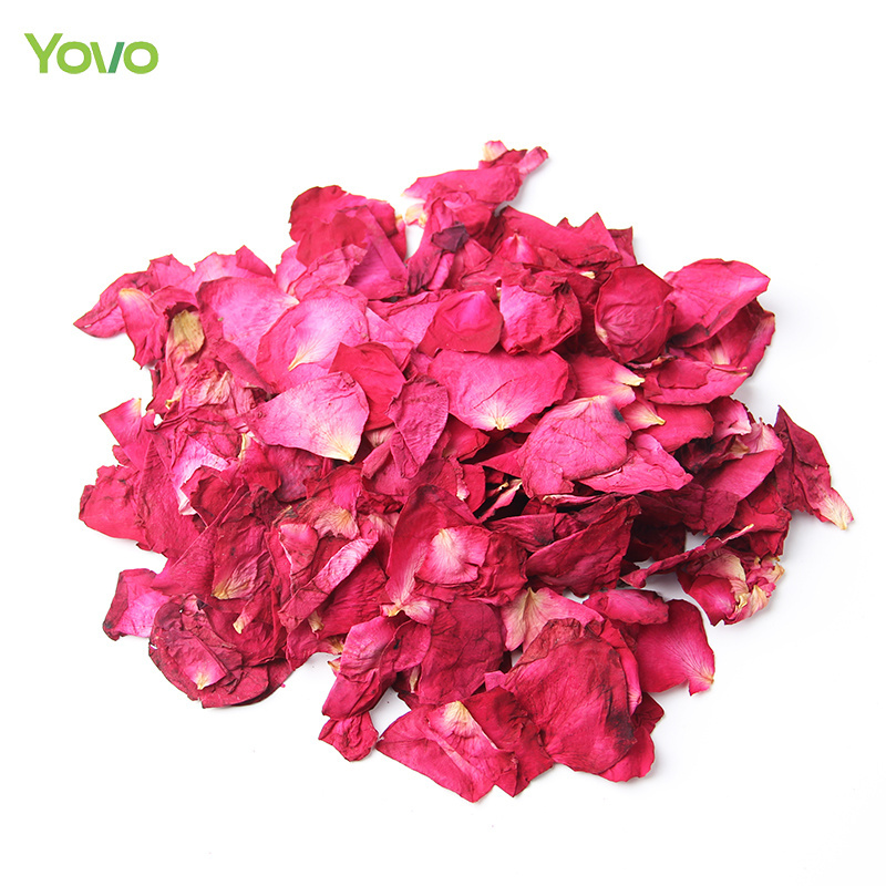 100% Pure Red Rose Flower Petal Natural Dried Rose Petal Confetti for Decoration Bath Spa Wedding Soap Candle Crafts