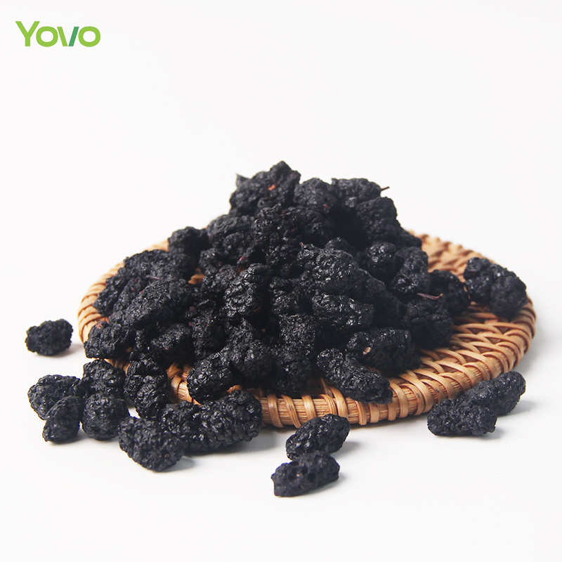 Wholesale 100% Natural Dried Black Mulberry Edible Zero Additive Mulberry Tea Healthy Dry Fruit Tea