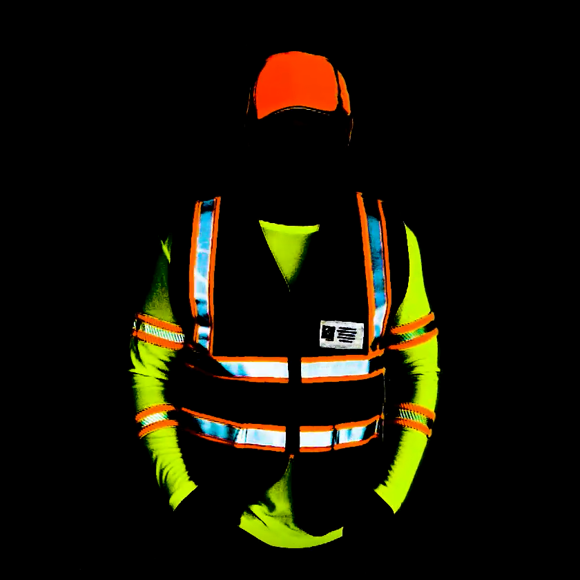 Men Winter Low Price Custom Logo Safety Vest Good Fabric Personalize Blue Reflect Safety Vest