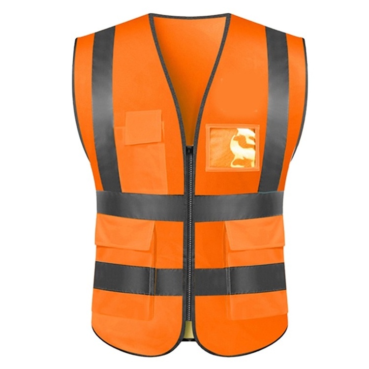 Surveyor Washable Luminous Safety Utility Vest Reflect For Bicycle Woman