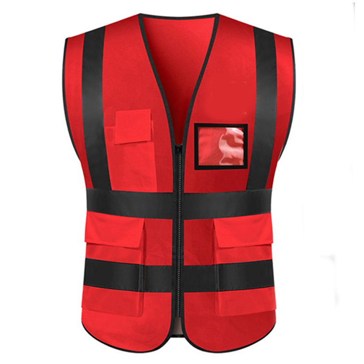 Surveyor Washable Luminous Safety Utility Vest Reflect For Bicycle Woman