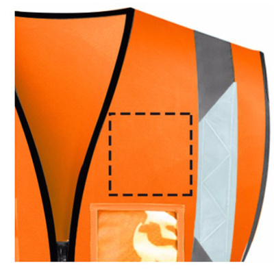 Ansi Class 2 Officer Winter 3m Orange Mesh Price Construction Safety Vest