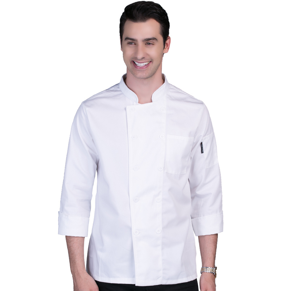 Uniform Hotel Kitchen Workwear Cook Clothes For Chef Restaurant Waiter Man