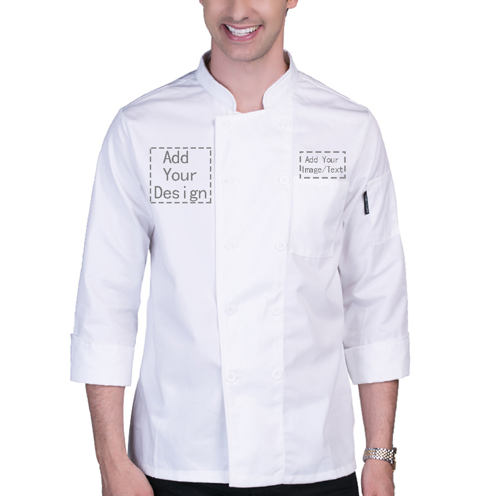 Uniform Hotel Kitchen Workwear Cook Clothes For Chef Restaurant Waiter Man