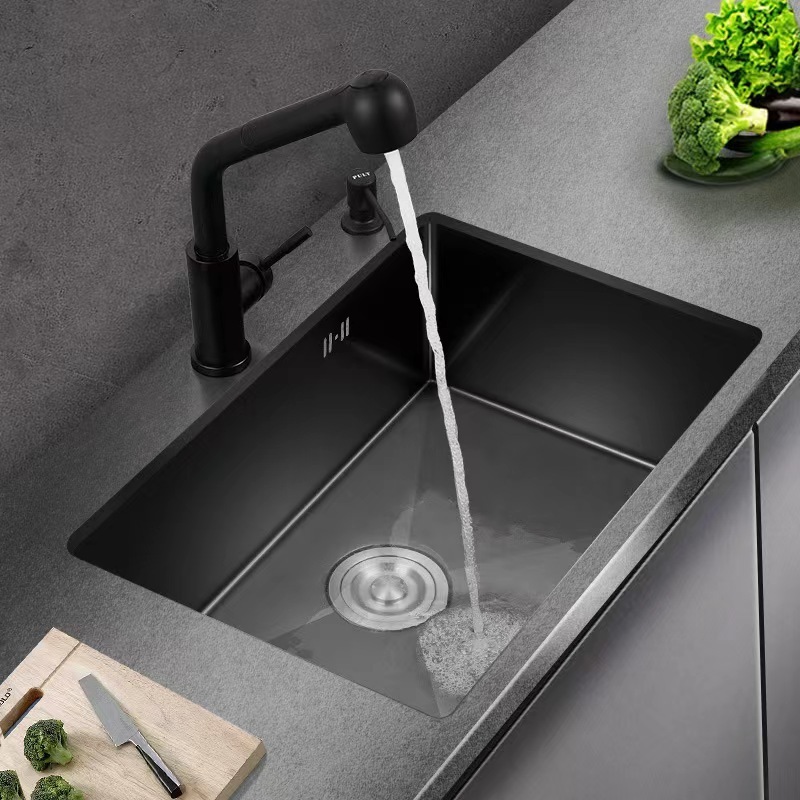 Household stainless steel kitchen sink nano handmade sink household sink basin wash basin