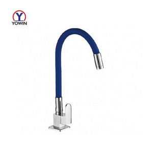 Yowin Kitchen Faucet /kran/ /robinet/ Modern Design Tap Blue Sink Mixer