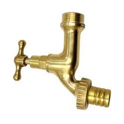 Outdoor garden antique brass polished copper faucets