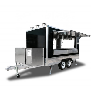 Yowon multifunctional custom food trailer street fast food vending truck taco and pie selling cart snacks kiosk with VIN