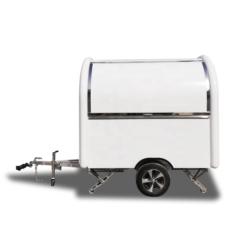 Yowon common use food and beverage cart for sale mobile concession food trailer street snacks vending truck burger van