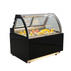 Yowon vertical glass display counter fridge for milk and fresh meat fish display cabinet cooked food refrigerators