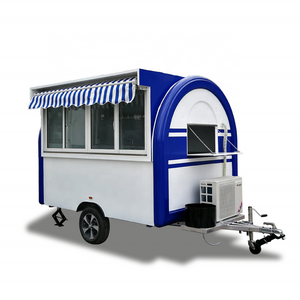 Yowon catering shop on wheels food vending cart for sale fast food truck with customized color burger van for sale