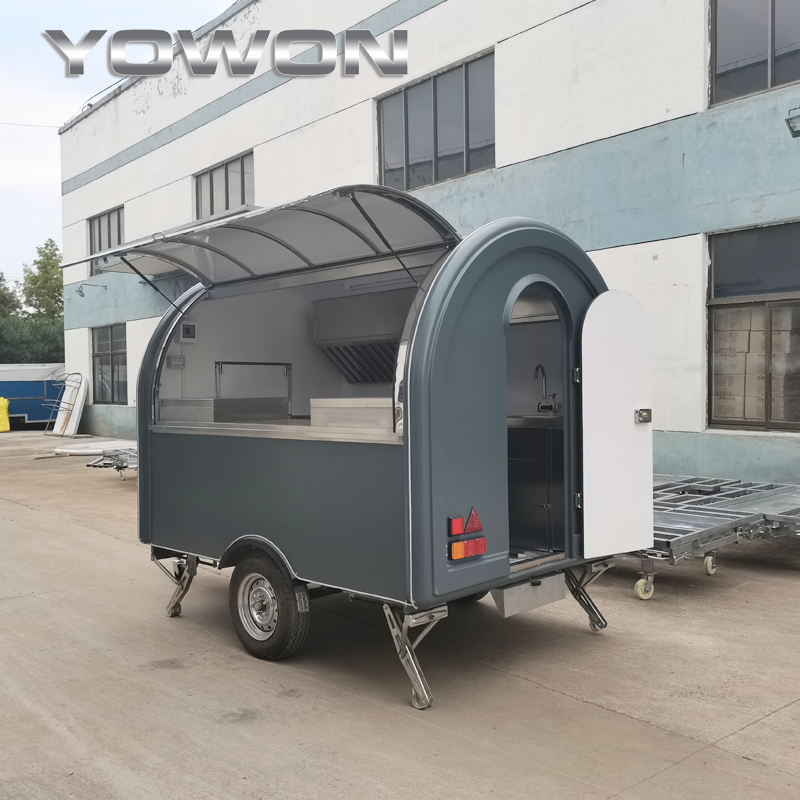 Chinese customized mobile bar cart mobile restaurant trailer beer drinks fast food truck