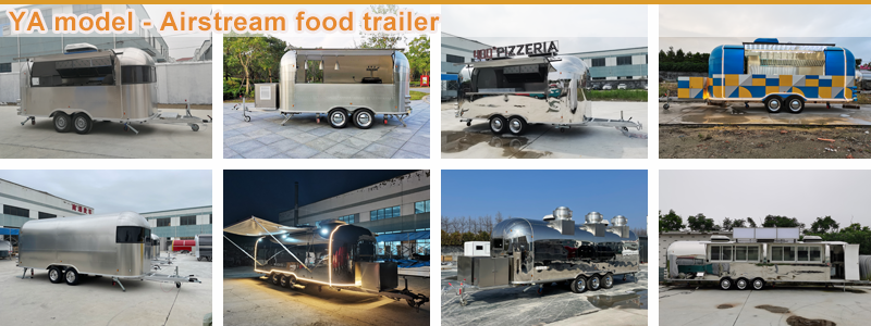 Chinese customized mobile bar cart mobile restaurant trailer beer drinks fast food truck