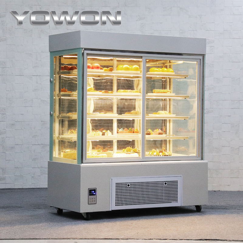 Yowon commercial refrigerator equipment vertical big size glass pepsi fridge cola display fridge