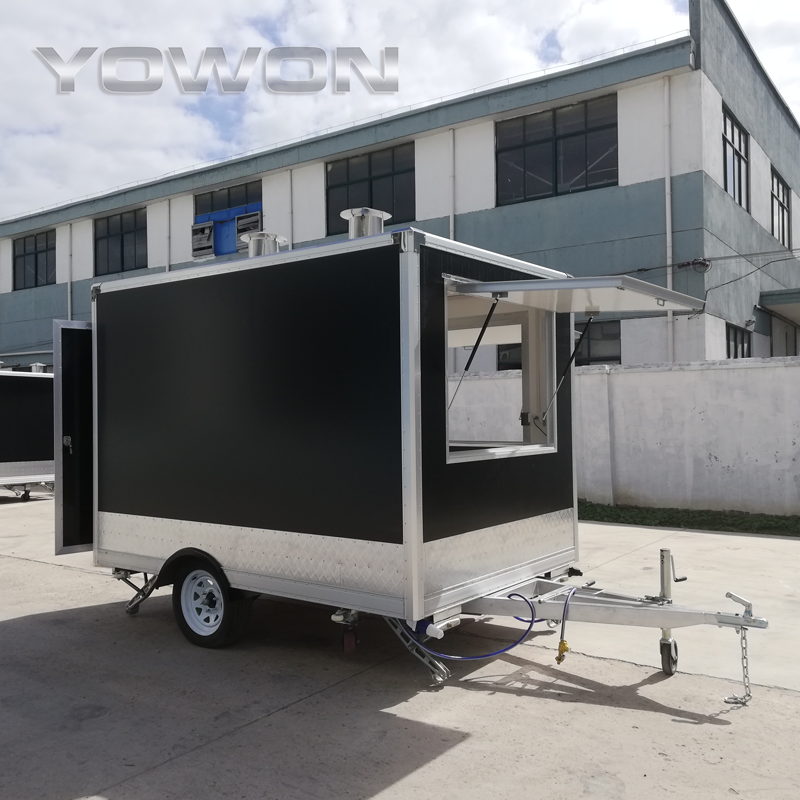 mobile street fast food van mobile taco cart with griddle beef supplier mobile canteen food truck for sale