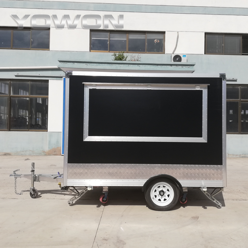 mobile street fast food van mobile taco cart with griddle beef supplier mobile canteen food truck for sale