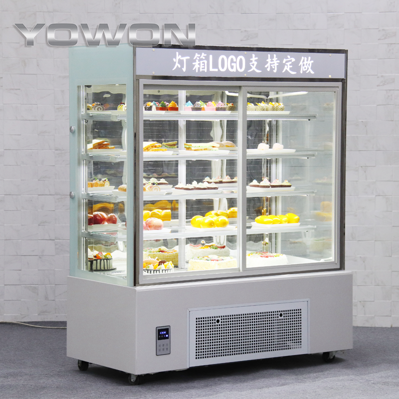 Yowon commercial refrigerator equipment vertical big size glass pepsi fridge cola display fridge