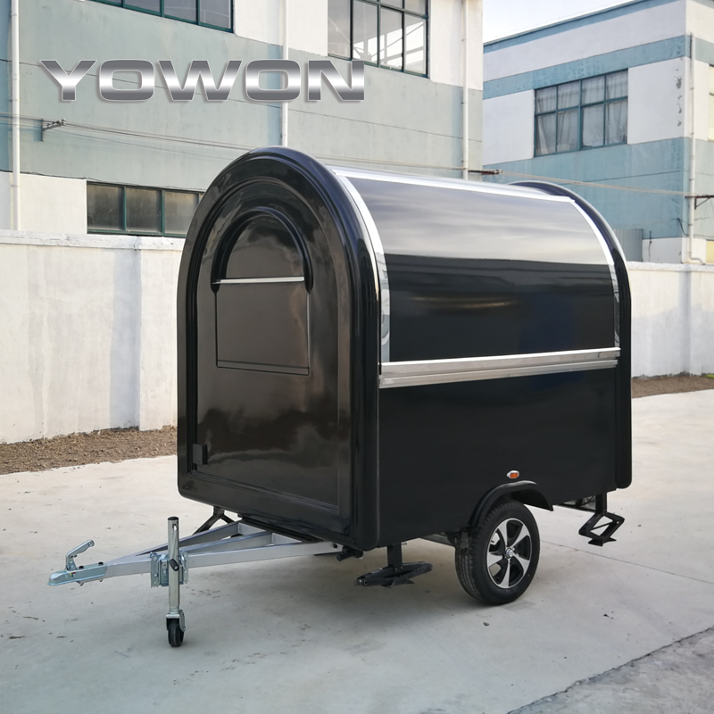 Yowon fully customized fast food vending cart used food truck for sale mobile pizza truck with fridge and oven