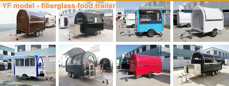 Chinese customized mobile bar cart mobile restaurant trailer beer drinks fast food truck