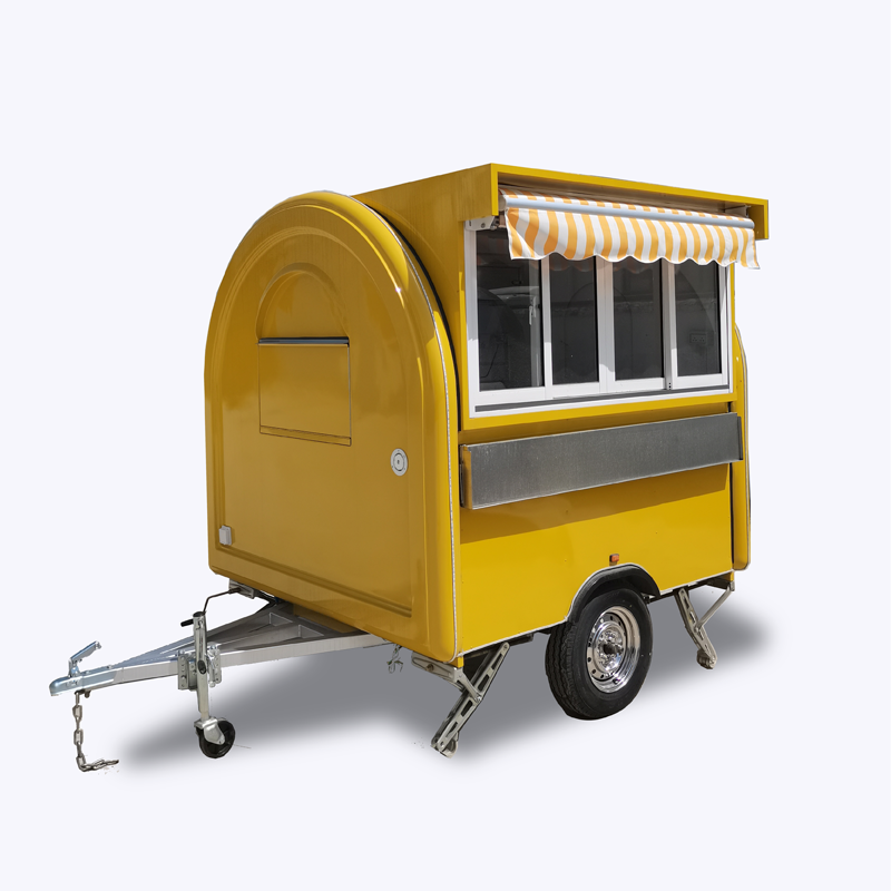 Yowon brand American standard catering truck street taco hot dog cart concession trailers with sink