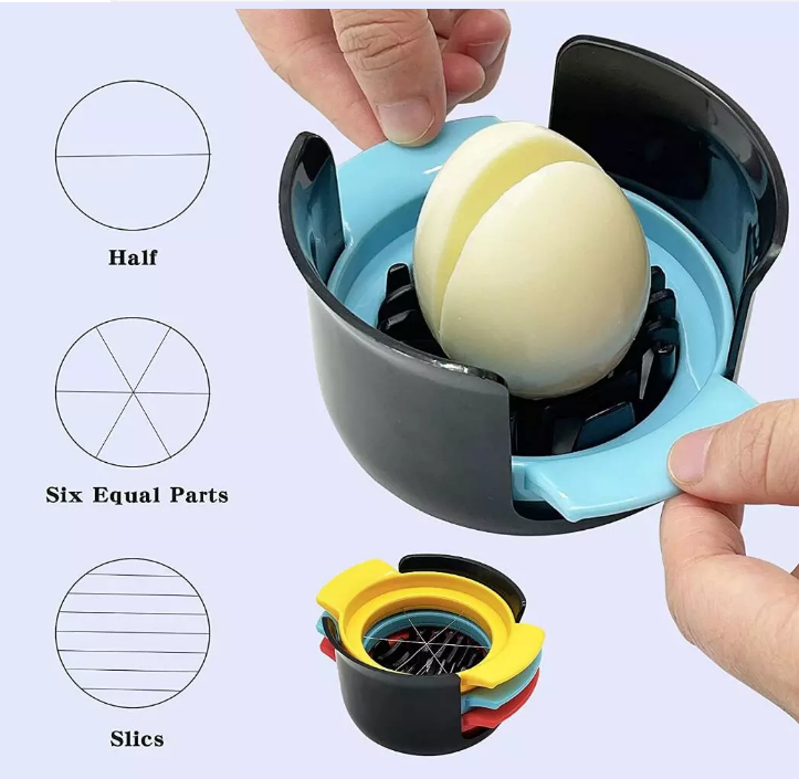 2022 Hot Selling Kitchen Accessories Egg Slicer Stainless Steel Egg Cutter