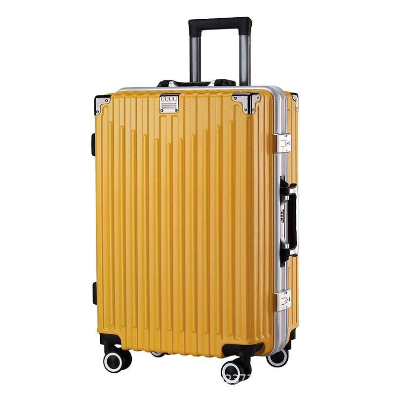 YX16868 Custom Baggage PC Aluminum Suitcase Luggage Travel Cases Trolley Bag Cabin Luggage with Detachable Wheels 20 inch