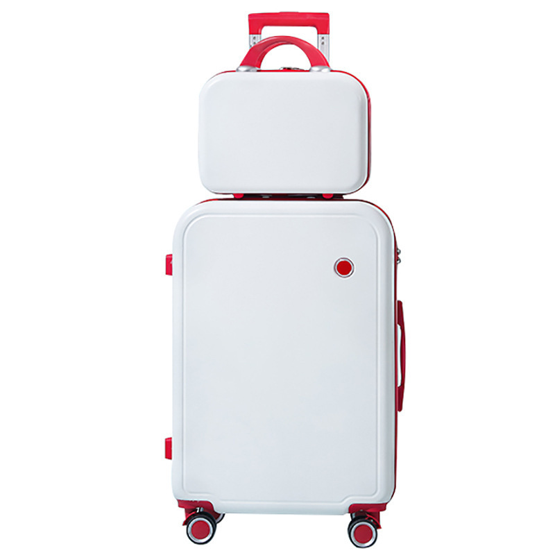 Colorful customized ins mini suitcases wholesale carry-ons valise de voyage ABS zipper suitcase 20inch with four wheels