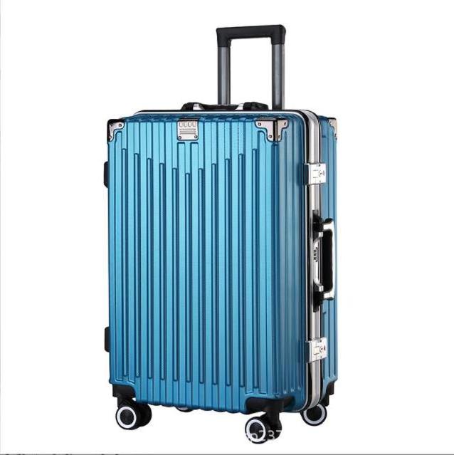 YX16868 Custom Baggage PC Aluminum Suitcase Luggage Travel Cases Trolley Bag Cabin Luggage with Detachable Wheels 20 inch