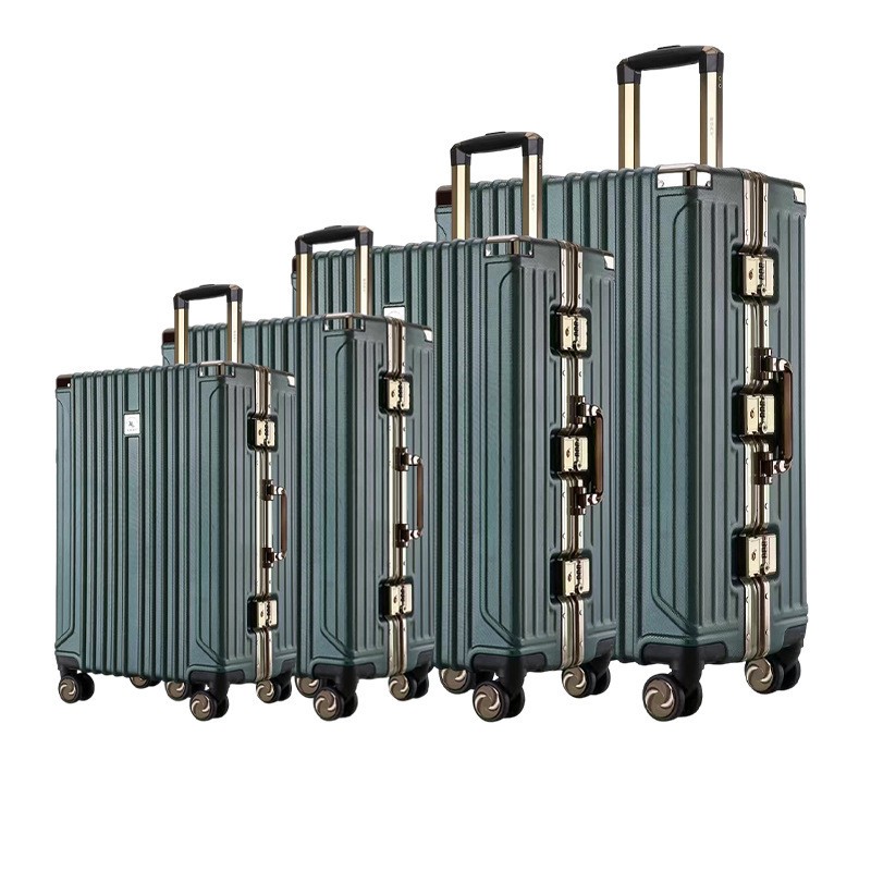 YX16787  New Design High Quality Aluminum Frame Luggage Large Capacity Suitcases Valise  with Universal Wheels Business Suitcase