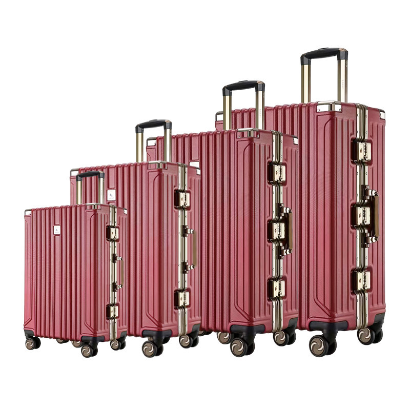 YX16787  New Design High Quality Aluminum Frame Luggage Large Capacity Suitcases Valise  with Universal Wheels Business Suitcase