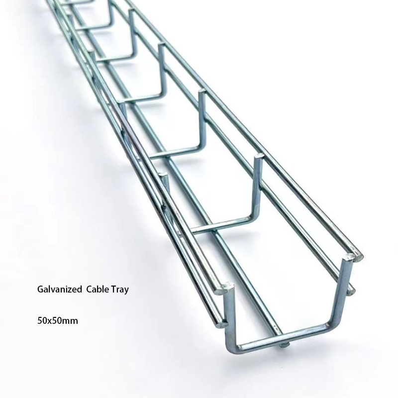 Perforated Galvanized 50mm*50mm Wire Mesh Cable Tray