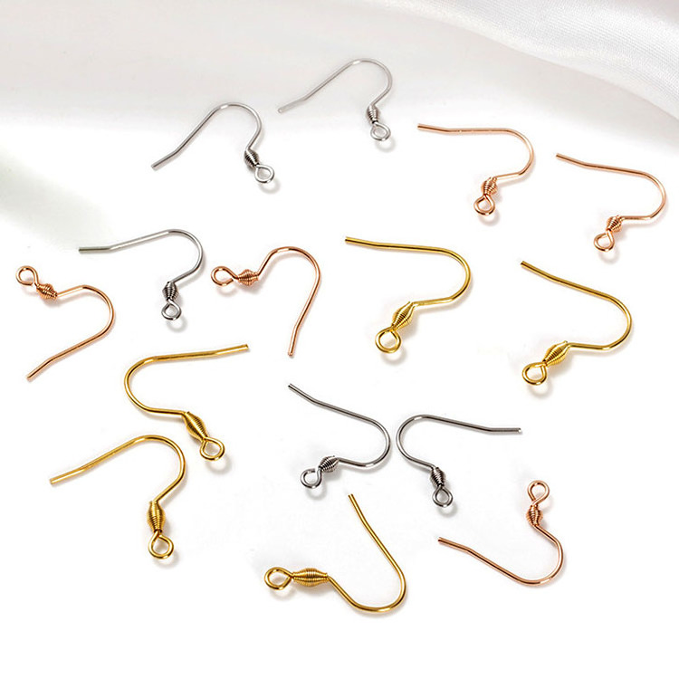 S667 Hypoallergenic stainless Steel Fish Hook Earring Findings Wires for Jewelry Making