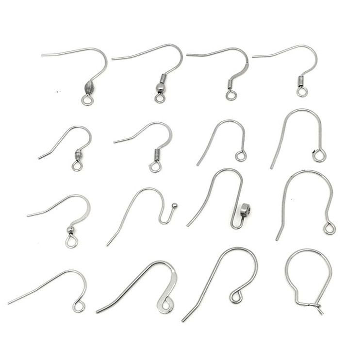 S667 Hypoallergenic stainless Steel Fish Hook Earring Findings Wires for Jewelry Making