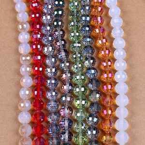 CC1718 Wholesale Faceted Chinese crystal beads,faceted crystal glass round ball beads