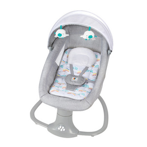 Pure Cotton Material 3 In 1 Comfortable Baby Electric Rocking Chair Electric Smart Baby Swing Chair