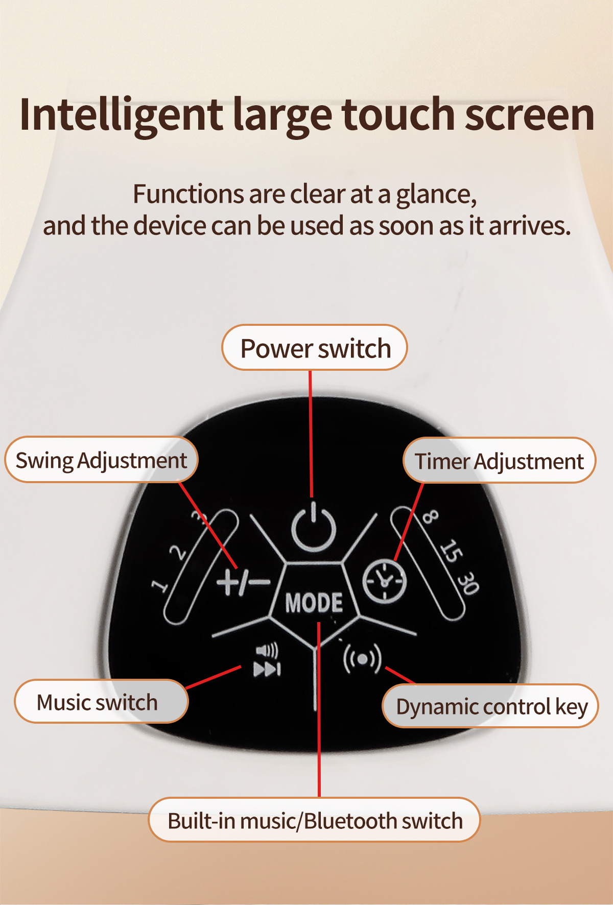 Smart Remote Control Music Newborn Calm Swing Infant Bouncer Baby Swing Cradle Electric Bed Baby Rocking Chair For Babies