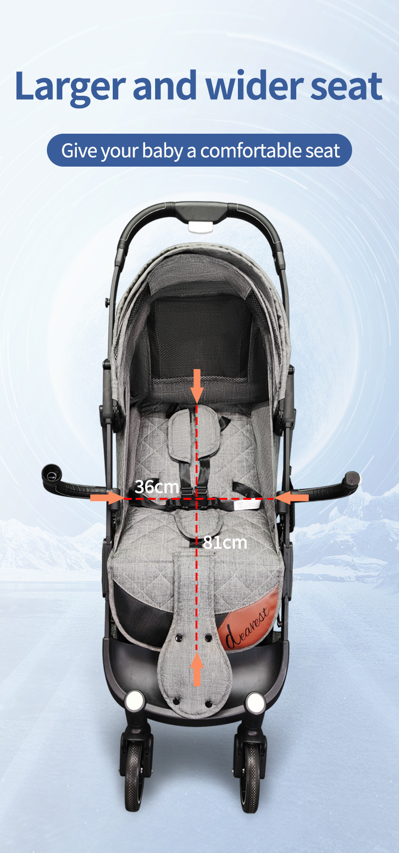 High Quality China Factory Price Multi Function Cheap Adult Foldable With Mommy Bag And Windproof Foot Cover Baby Stroller