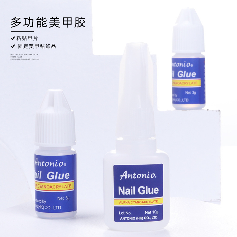 5 Second Waterproof False Nail Extension Glue Sticker Rhinestone Nail Art Glue For Nail Tip