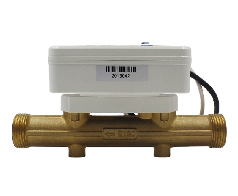 Ultrasonic Water Meter Class B  DN20 Brass OEM Customized Support Remote communication with RS485 or Mbus