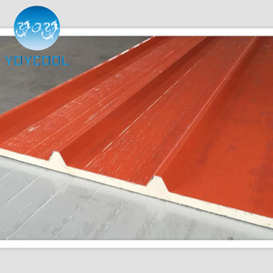 high quality corrugated steel sheet pu polyurethane sandwich panel