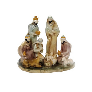 Gift porcelain figurines jesus christ Nativity Set Porcelain